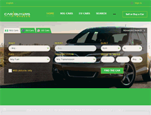 Tablet Screenshot of carbuyersbroker.com